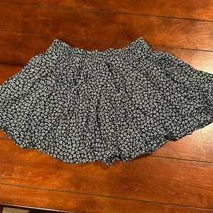Brandy Melville Ditzy Floral cotton viscose mini skirt made in Italy One Size
